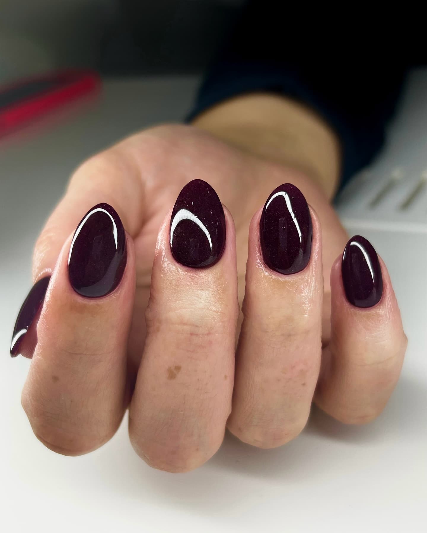 Burgundy Mirror Gel
